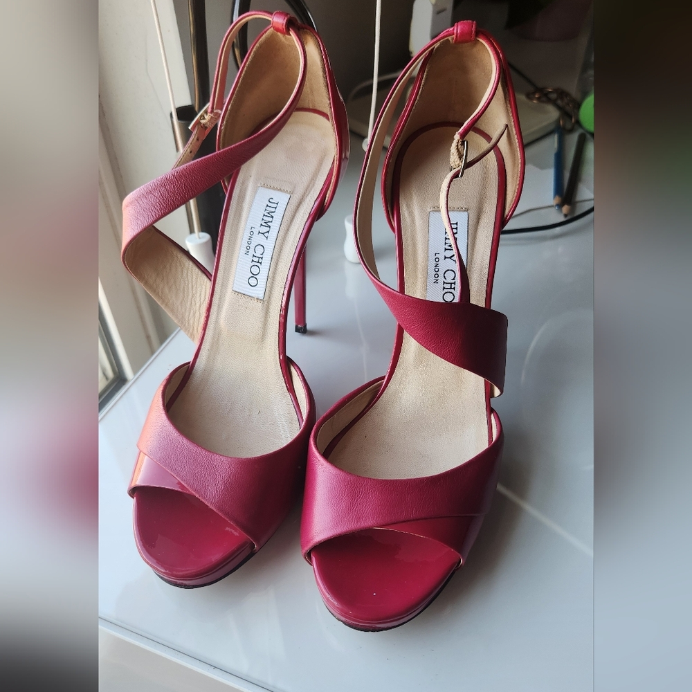 Jimmy Choo Pink Stiletto Heels